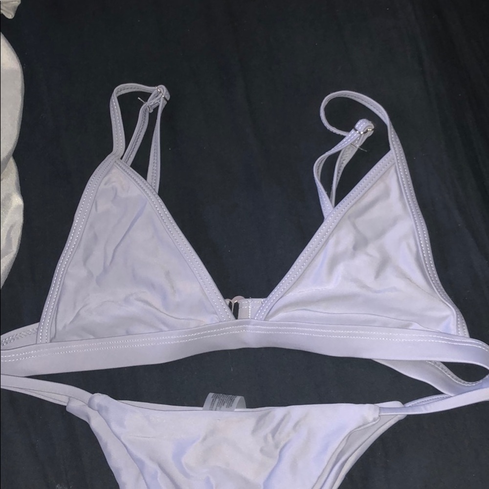 Grey swim suit